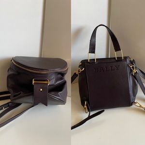Bally Harryet SM backpack In Prune